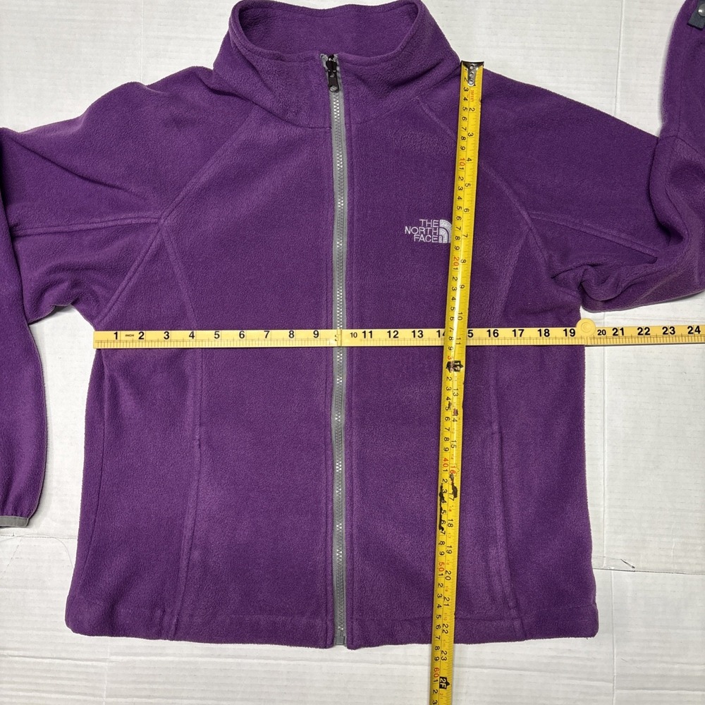 The North Face Summit Series Purple Fleece Full Zip Jacket Women's M Medium - Picture 2 of 11